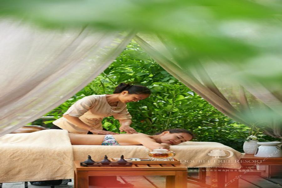 Doubletree Resort By Hilton Hotel Hainan - Qixianling Hot Spring Baoting Eksteriør billede