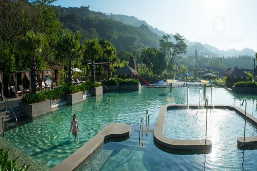 Doubletree Resort By Hilton Hotel Hainan - Qixianling Hot Spring Baoting Eksteriør billede